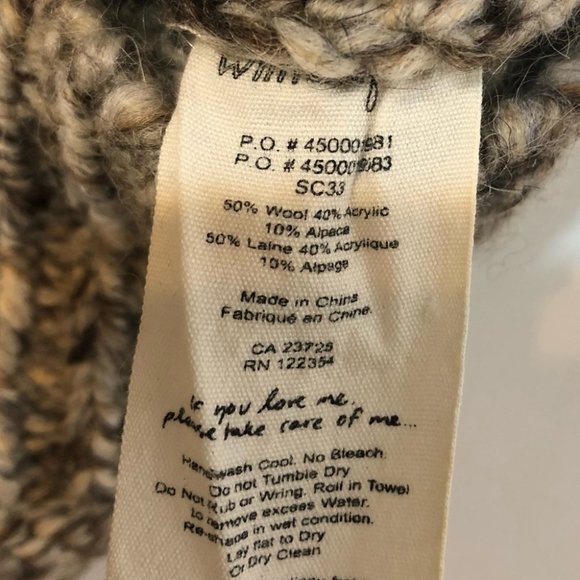 Aritzia Wilfred Free Women’s Wool Alpaca Shawl Collar Zip Cardigan Sweater XXS - Picture 10 of 11